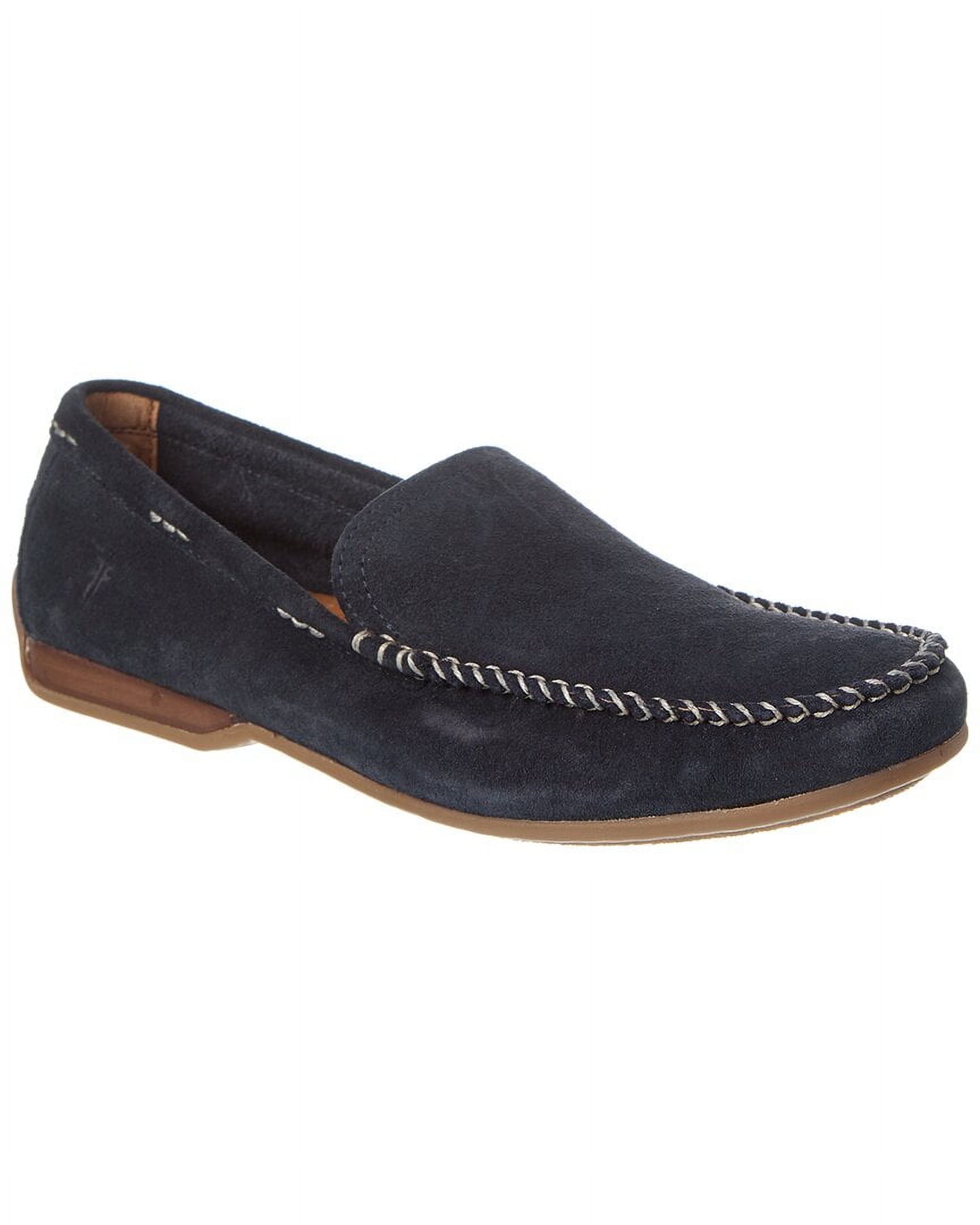 Frye Lewis Venetian Suede Loafer, 9.5, Blue